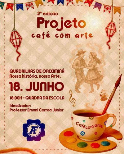 Convite Café com Arte Convite Café com Arte